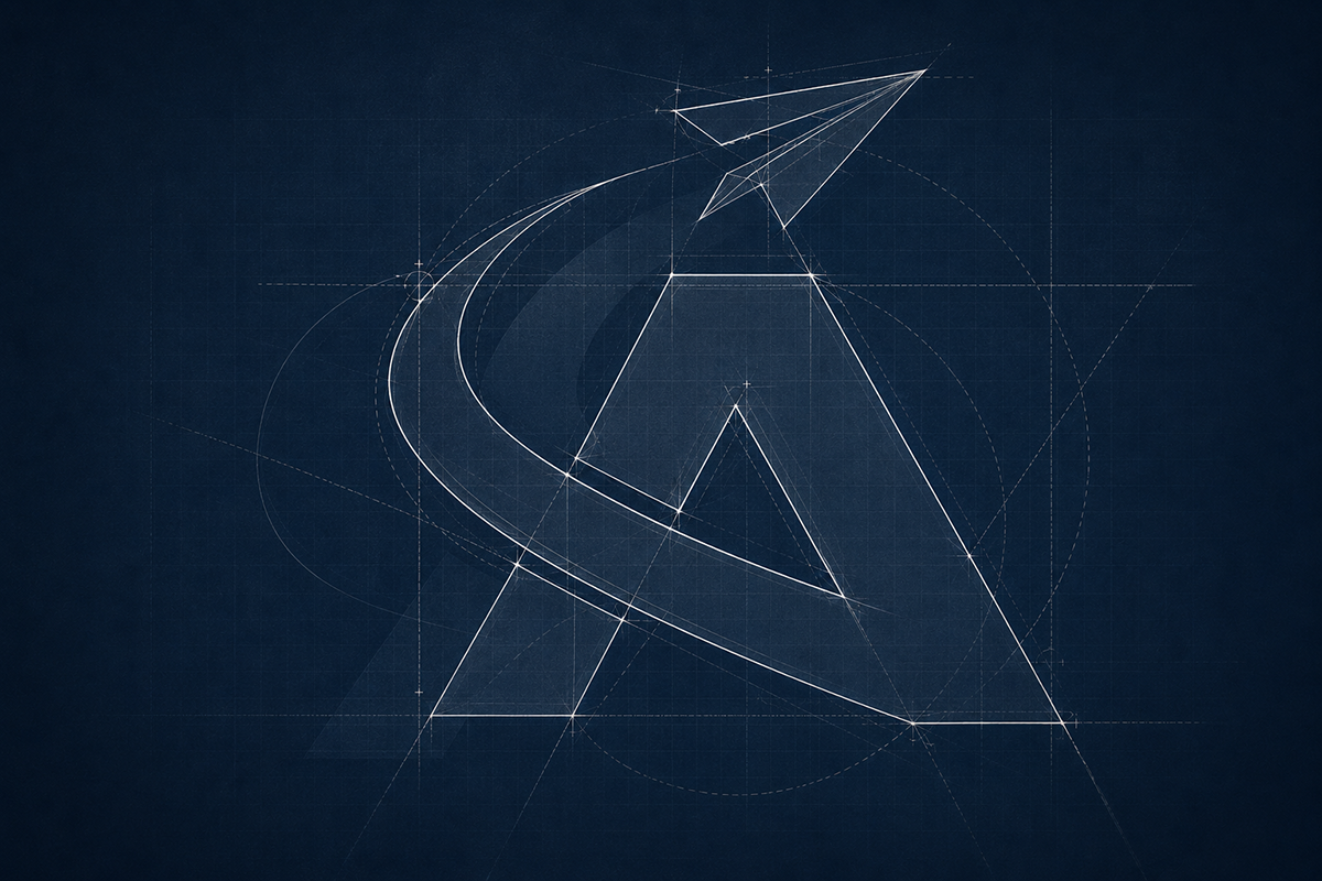 ATCA logo construction geometry and design framework