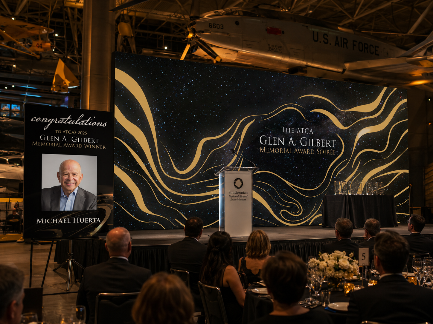 Glen A. Gilbert Memorial Award Soiree at the Smithsonian National Air and Space Museum