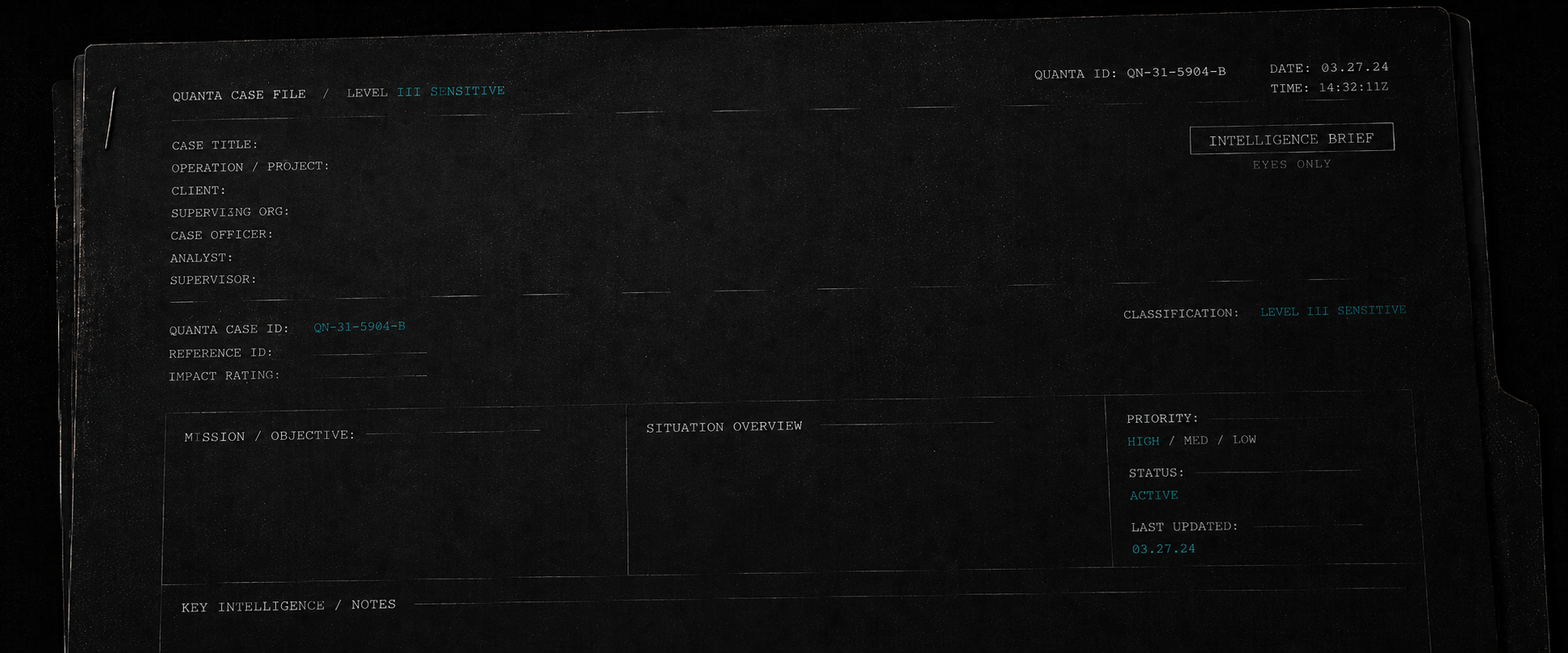 Quanta Case File &mdash; Intelligence Brief